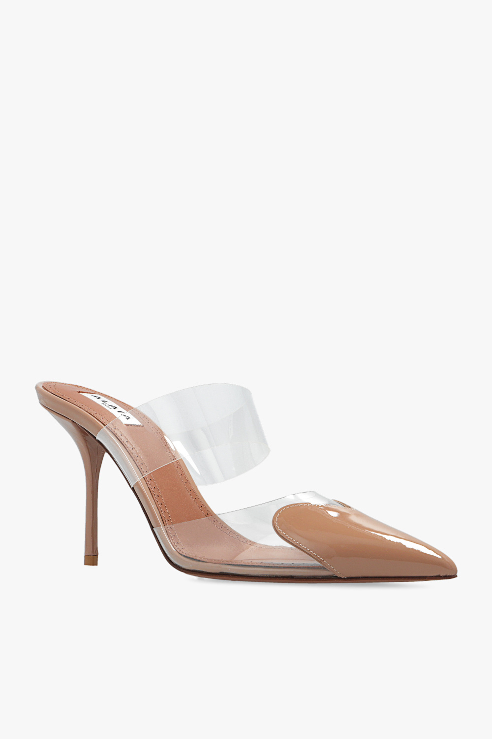 Beige 'Coeur' mules Alaïa - SchaferandweinerShops Germany